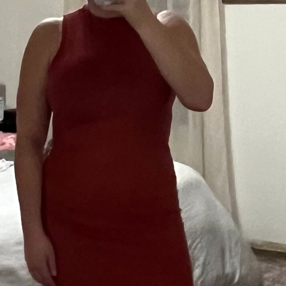 LucyLove red velvet dress